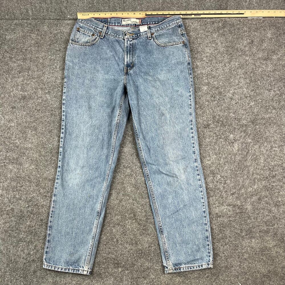 Levis 550 Jeans Womens Size 16M Blue Relaxed Tapered Fit Denim Casual Pants